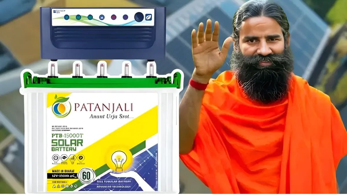 Patanjali Solar Inverter + Battery Combo